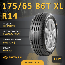 Шина Sonix Ecopro 99 175/65 R14 86T XL летняя