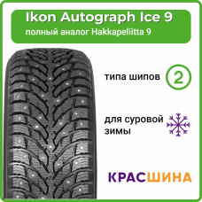 Автомобильная шина Ikon Autograph Ice 9 SUV ш 117T XL 275 / 55 / 20