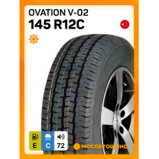 Летние автомобильные шины Ovation V-02 145 R12C 86/84Q