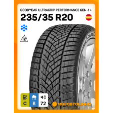 Зимние автомобильные шины Goodyear Ultragrip Performance GEN-1 + 235/35 R20 92W XL