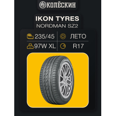 Шины летние R17 235/45 97W XL Ikon Tyres (Nokian Tyres) Nordman SZ2