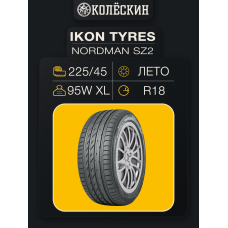Шины летние R18 225/45 95W XL Ikon Tyres (Nokian Tyres) Nordman SZ2