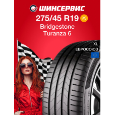 Летняя шина Bridgestone Turanza 6 275/45 R19 108Y