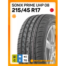 Летние автомобильные шины Sonix Prime UHP 08 215/45 R17 91W XL
