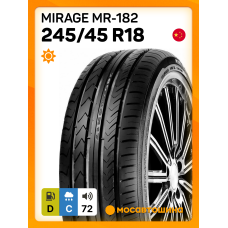 Летние автомобильные шины Mirage MR-182 245/45 R18 100W XL