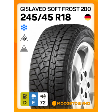 Зимние автомобильные шины Gislaved Soft Frost 200 245/45 R18 100T XL
