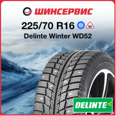 Зимняя шипованная шина Delinte Winter WD52 225/70 R16 107T