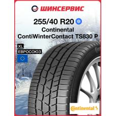 Зимняя нешипованная шина Continental ContiWinterContact TS 830 P 255/40 R20 101V