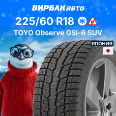 Зимние шины TOYO Observe GSi-6 SUV 225/60R18 100H
