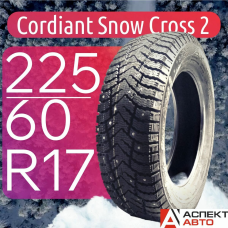 225/60R17 103T Snow Cross 2 TL (шип.)