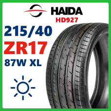 Летние шины Haida HD927 215/40 ZR17 87W XL асимметричный, ненаправленный протектор