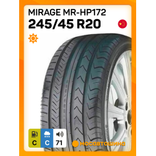 Летние автомобильные шины Mirage MR-HP172 245/45 R20 99Y