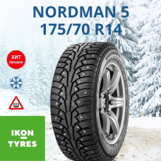Автошина 175/70 R14 Ikon Tyres NORDMAN 5 84T шип
