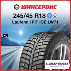 Зимняя нешипованная шина Laufenn I FIT ICE LW71 245/45 R18 100T