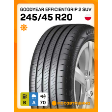 Летние автомобильные шины Goodyear EfficientGrip 2 SUV 245/45 R20 103V XL