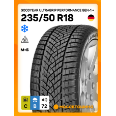 Зимние автомобильные шины Goodyear Ultragrip Performance GEN-1 + 235/50 R18 101V XL