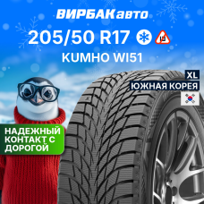 Зимние шины KUMHO WI51 205/50R17 93T XL