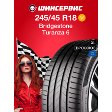 Летняя шина Bridgestone Turanza 6 245/45 R18 100Y