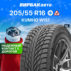 Зимние шины Kumho WI51 205/55R16 94T XL