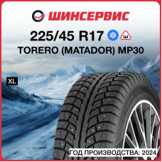 Зимняя шипованная шина Torero MP30 225/45 R17 94T