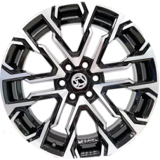 Khomen Wheels AZIMUT 2205 (LC300) 9x22/6x139.7 ET 40 Dia 95.1 Black-FP