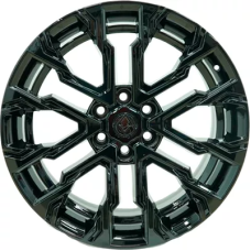 Khomen Wheels AZIMUT 2205 (QX80/Patrol) 9x22/6x139.7 ET 25 Dia 77.8 Black matt