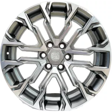 Khomen Wheels AZIMUT 2205 (QX80/Patrol) 9x22/6x139.7 ET 25 Dia 77.8 Dark Chrome-FP