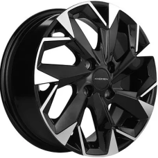Khomen Wheels KHW1402 (Civic/Fit) 5.5x14/4x100 ET 45 Dia 56.1 Black-FP