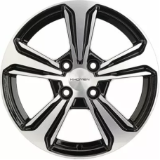 Khomen Wheels KHW1502 (Solaris II) 6x15/4x100 ET 46 Dia 54.1 Black-FP
