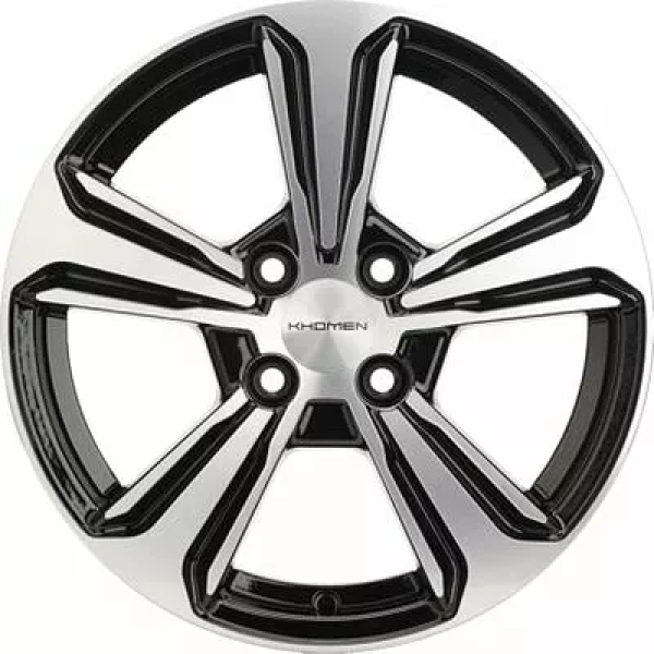 Khomen Wheels KHW1502 (Solaris II) 6x15/4x100 ET 46 Dia 54.1 Black-FP