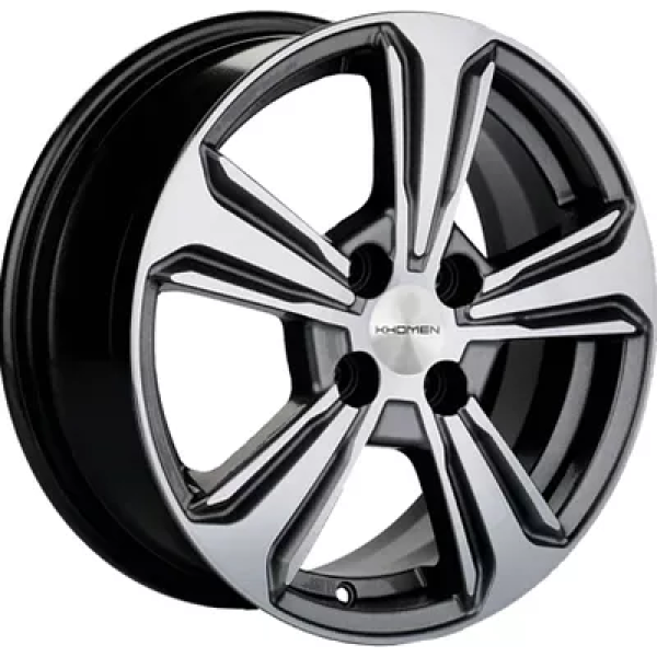 Khomen Wheels KHW1502 (Solaris II) 6x15/4x100 ET 46 Dia 54.1 G-Silver-FP