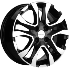 Khomen Wheels KHW1503 (Nexia) 6x15/4x100 ET 45 Dia 56.6 Black-FP