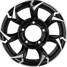 Khomen Wheels KHW1505 (Jimny) 5.5x15/5x139.7 ET -20 Dia 108.1 Black-FP