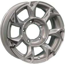 Khomen Wheels KHW1505 (Jimny) 5.5x15/5x139.7 ET 5 Dia 108.1 F-Silver-FP