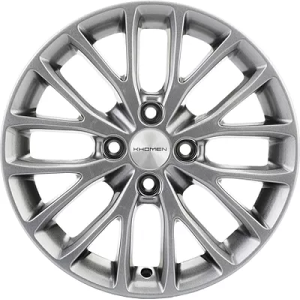 Khomen Wheels KHW1506 (Vesta) 6x15/4x100 ET 50 Dia 60.1 G-Silver