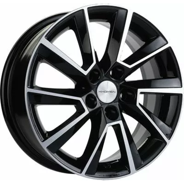 Khomen Wheels KHW1507 (Polo) 6x15/5x100 ET 40 Dia 57.1 Black-FP