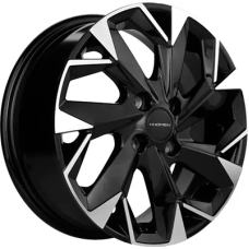 Khomen Wheels KHW1508 (XRay) 6x15/4x100 ET 40 Dia 60.1 Black-FP