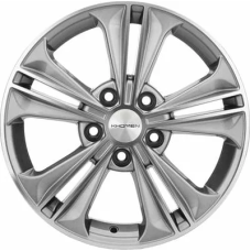 Khomen Wheels KHW1603 (Creta/Seltos) 6x16/5x114.3 ET 43 Dia 67.1 G-Silver-FP