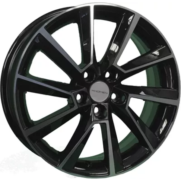 Khomen Wheels KHW1604 (Kamiq/Rapid/Scala) 6x16/5x100 ET 38 Dia 57.1 Black-FP