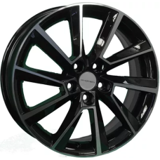Khomen Wheels KHW1604 (Yaris) 6x16/5x100 ET 45 Dia 54.1 Black-FP