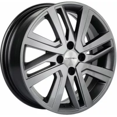 Khomen Wheels KHW1609 (Rio I/Solaris I) 6x16/4x100 ET 48 Dia 54.1 G-Silver
