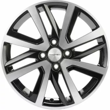 Khomen Wheels KHW1609 (Vesta/Largus) 6x16/4x100 ET 50 Dia 60.1 Black-FP