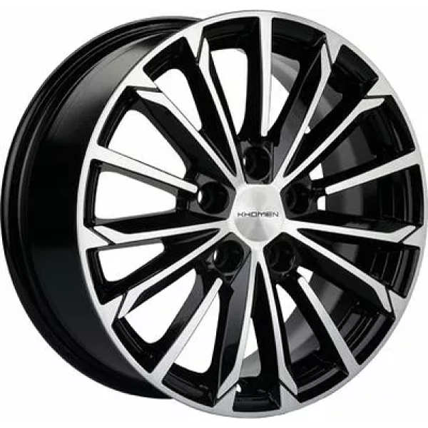 Khomen Wheels KHW1611 (Octavia/Golf/Jetta) 6.5x16/5x112 ET 50 Dia 57.1 Black-FP