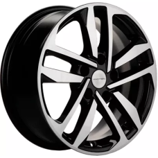 Khomen Wheels KHW1612 (Polo) 6.5x16/5x100 ET 39 Dia 57.1 Black-FP