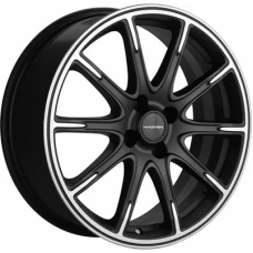 Khomen Wheels KHW1707 (Lada Granta) 6.5x17/4x98 ET 38 Dia 58.6 Black-FP matt