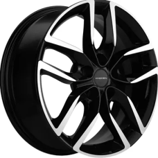Khomen Wheels KHW1708 (Haval Jolion) 6.5x17/5x114.3 ET 37 Dia 66.5 Black-FP