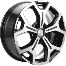 Khomen Wheels KHW1710 (Chery tiggo 7/ 7pro) 7x17/5x108 ET 33 Dia 60.1 Black-FP