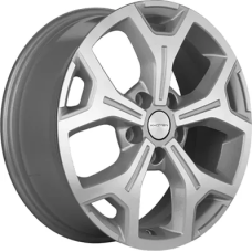 Khomen Wheels KHW1710 (Coolray) 6.5x17/5x114.3 ET 45 Dia 54.1 F-Silver-FP