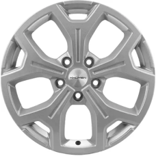 Khomen Wheels KHW1710 (Haval F7/F7x) 6.5x17/5x114.3 ET 40 Dia 64.1 F-Silver