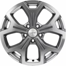 Khomen Wheels KHW1710 (Kaptur/Arkana) 6.5x17/5x114.3 ET 50 Dia 66.1 Gray-FP